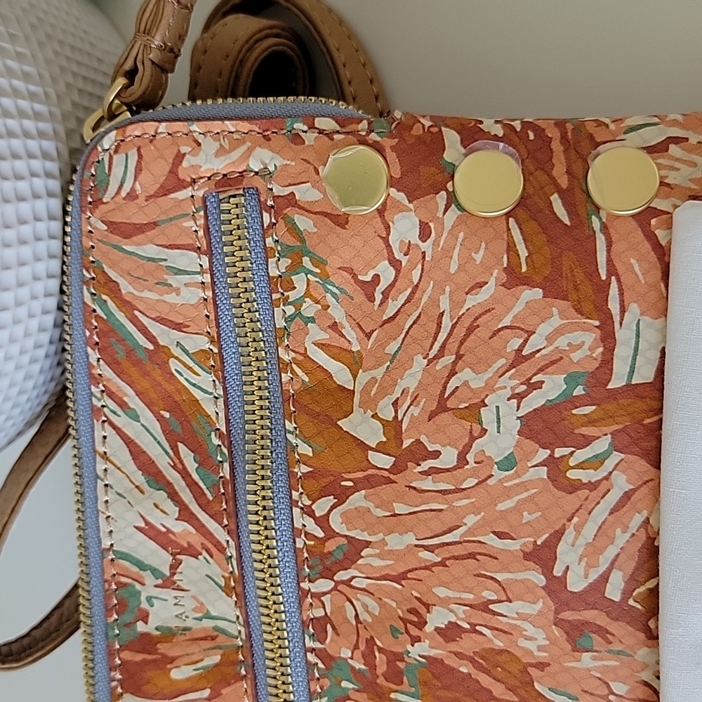 NWT Hammitt Nash SML Garden Party Brushed Gold Leather Crossbody Bag - Picture 10 of 15